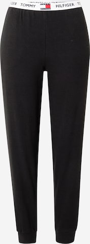 Tommy Hilfiger UnderwearPidžama hlače - crna boja: prednji dio