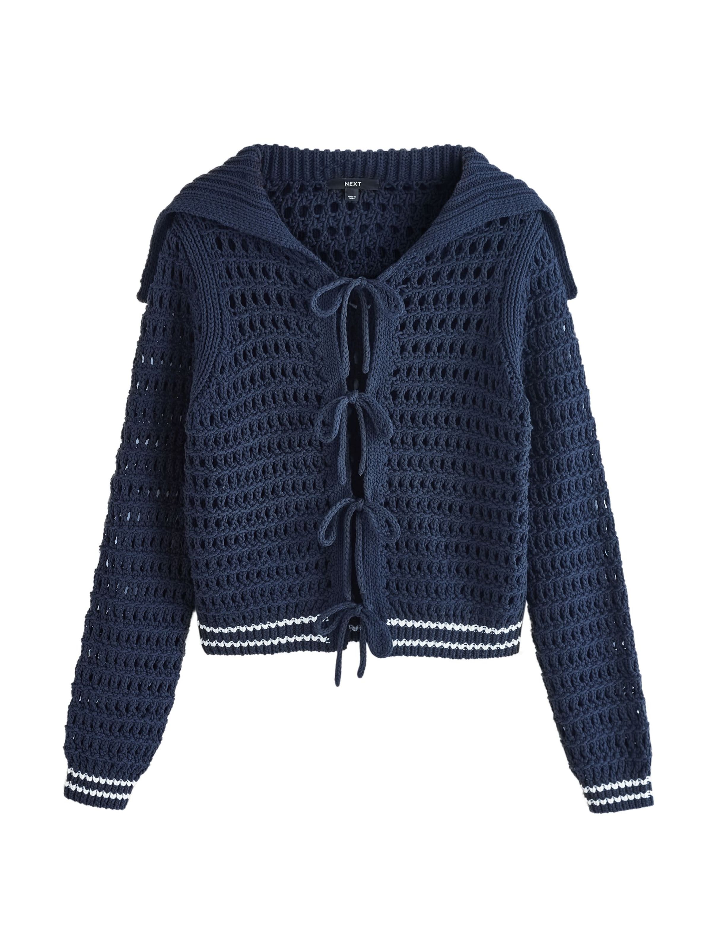 Next Kardigán - kék: elől