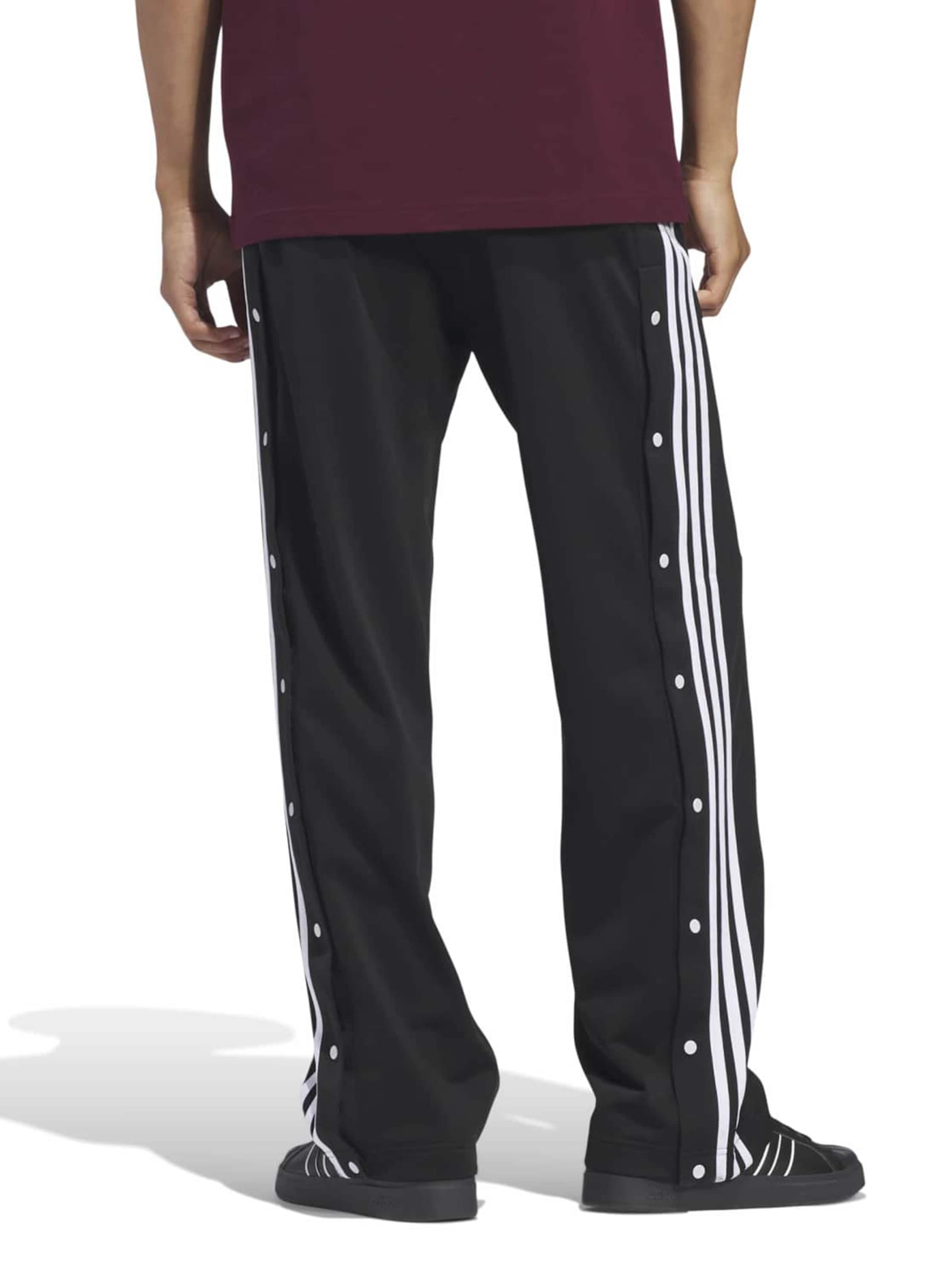 melns ADIDAS SPORTSWEAR Vaļīgs piegriezums Sporta bikses