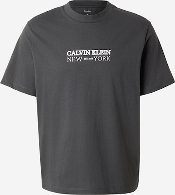 Calvin Klein Shirt in Grijs: voorkant