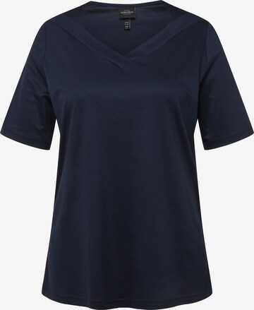 Ulla Popken Shirt in Blauw: voorkant