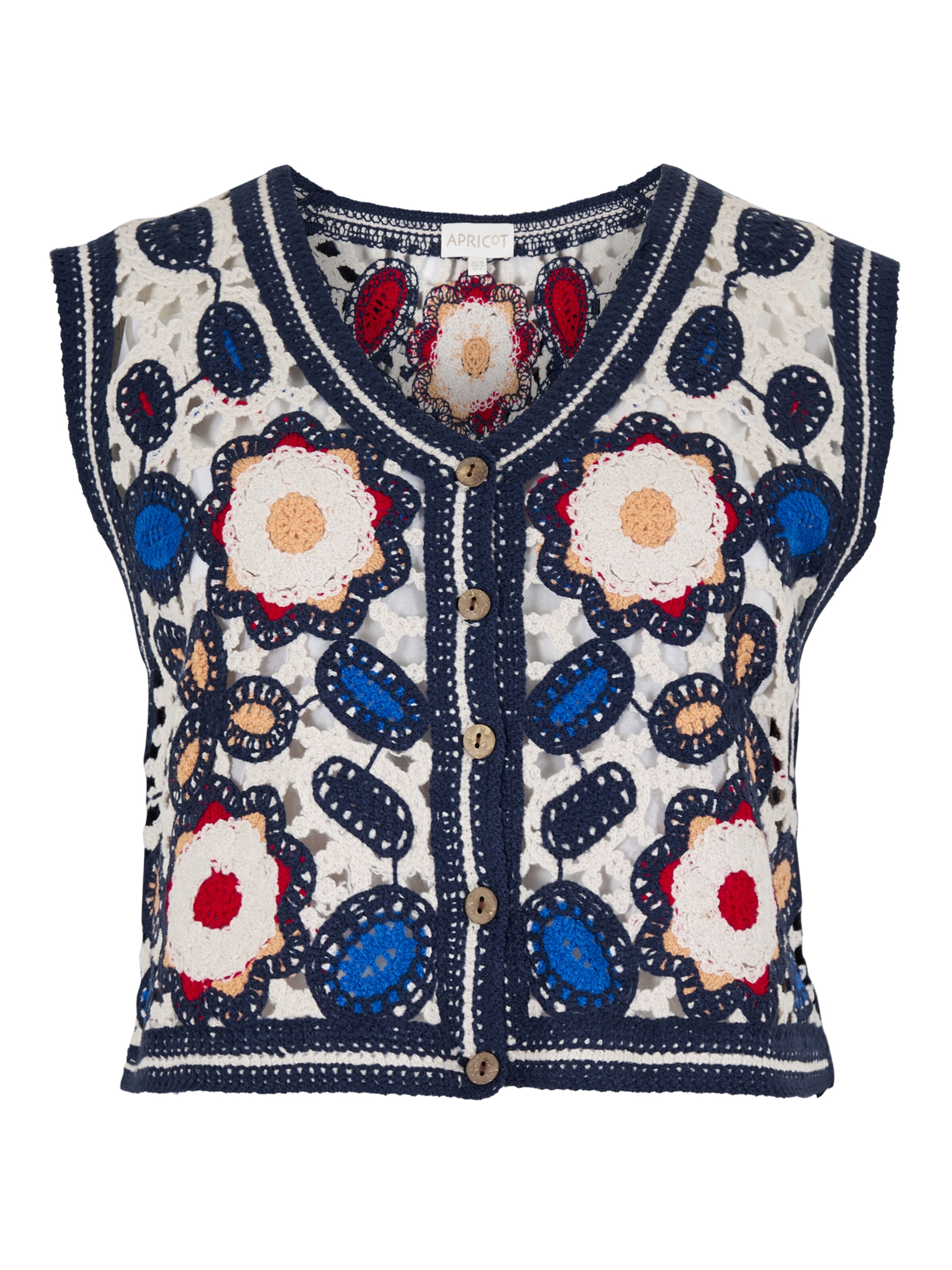 Apricot Top ' ' in Blue: front