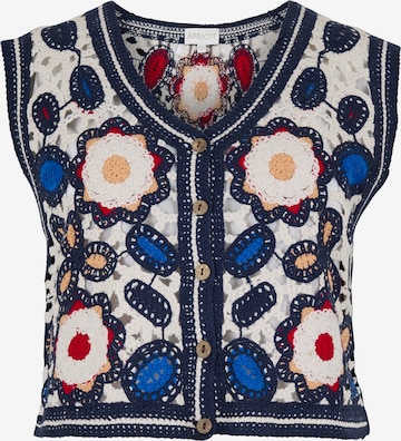 Haut ' ' Apricot en bleu : devant