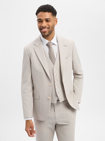 BENVENUTO Regular fit Business Blazer in Beige: front