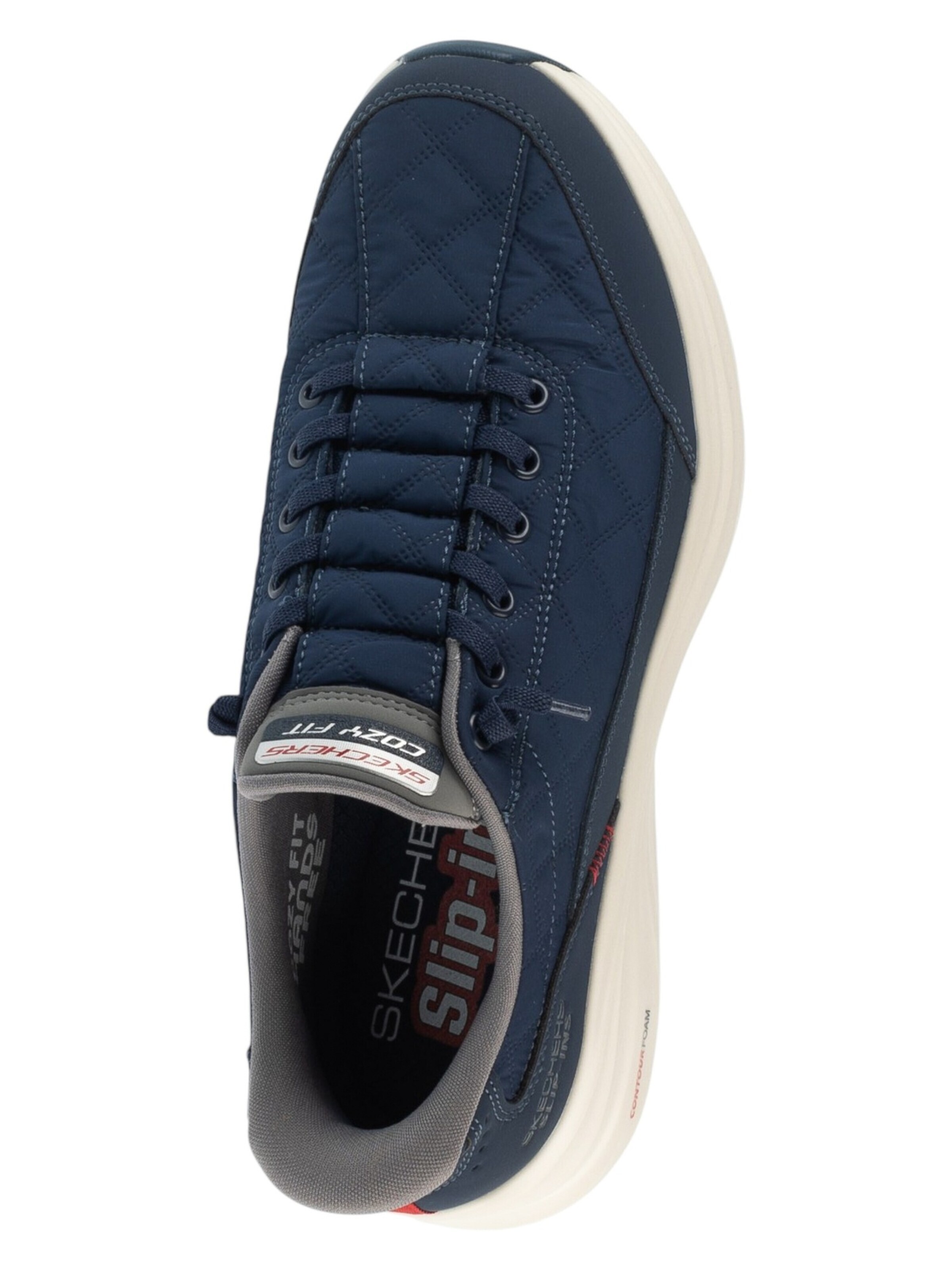 SKECHERS Sneakers laag 'Skechers Slip-Ins: Contour Foam - Cozy Fit' in Blauw