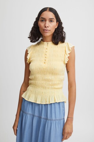 b.young Blouse 'Byfelice' in Yellow: front