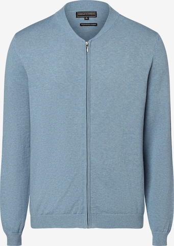 Finshley & Harding Strickjacke in Blau: predná strana