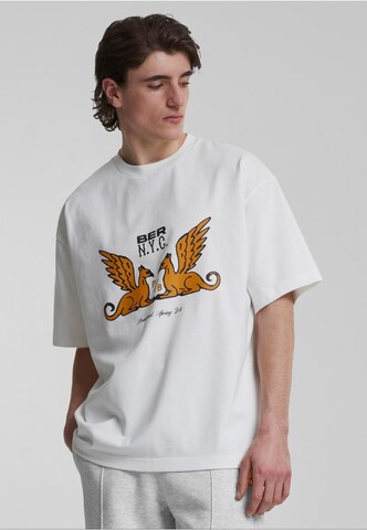 T-Shirt 'Griffin' Prohibited en blanc