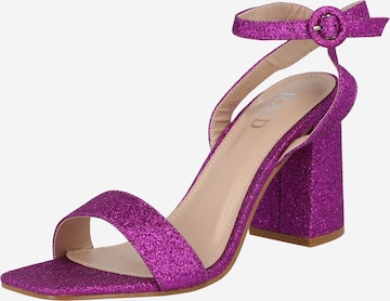 Sandales à lanières 'WINK' Raid en violet : devant