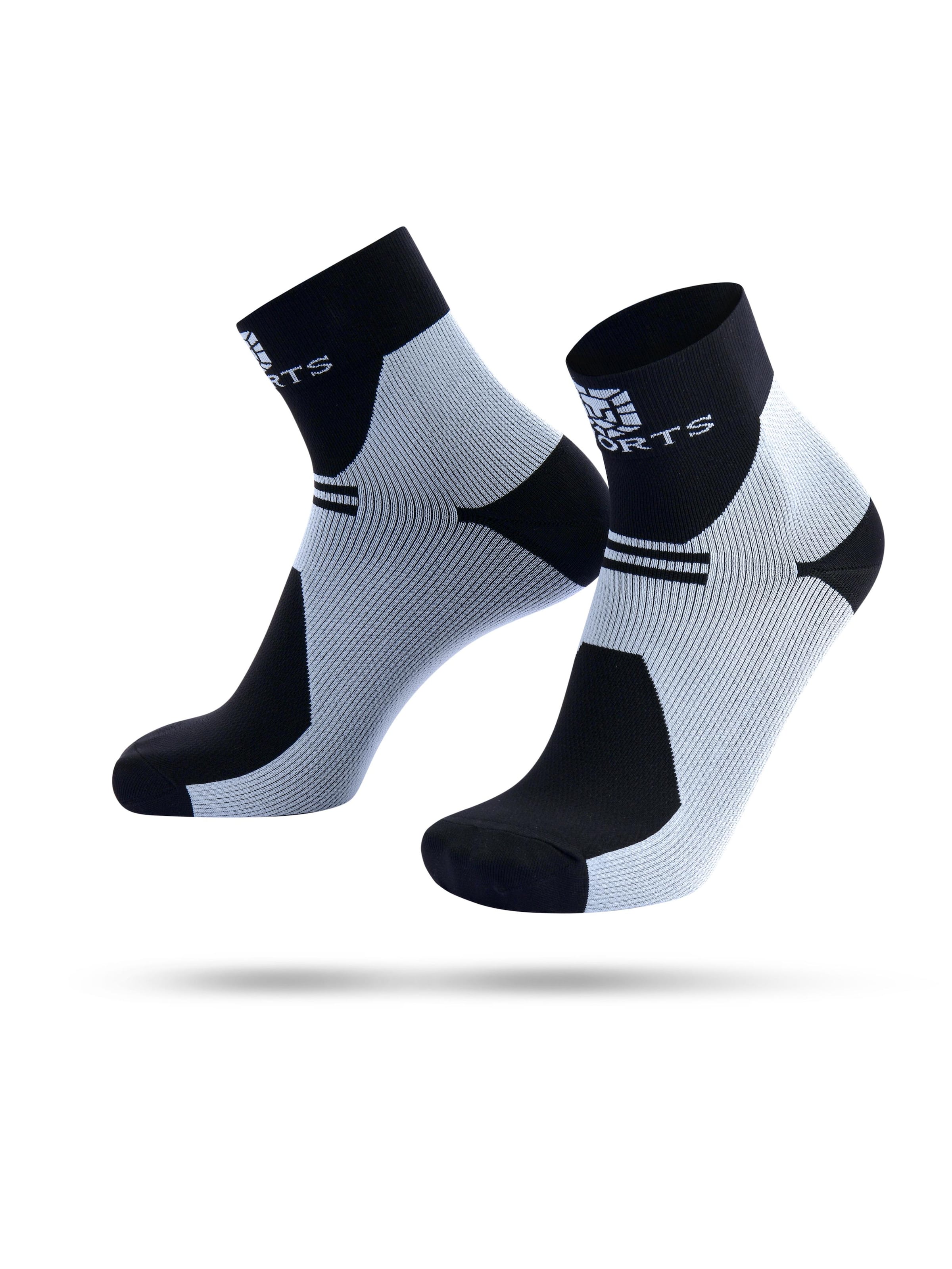 SWORTS Sportsocken 'Vital'‌‌‌‌‌‌‌ in Schwarz: Vorderseite