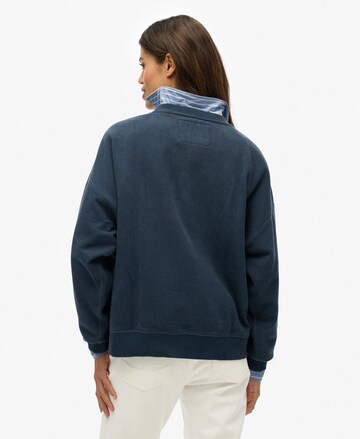Superdry Sweatshirt 'Athletic Essentials' in Blauw