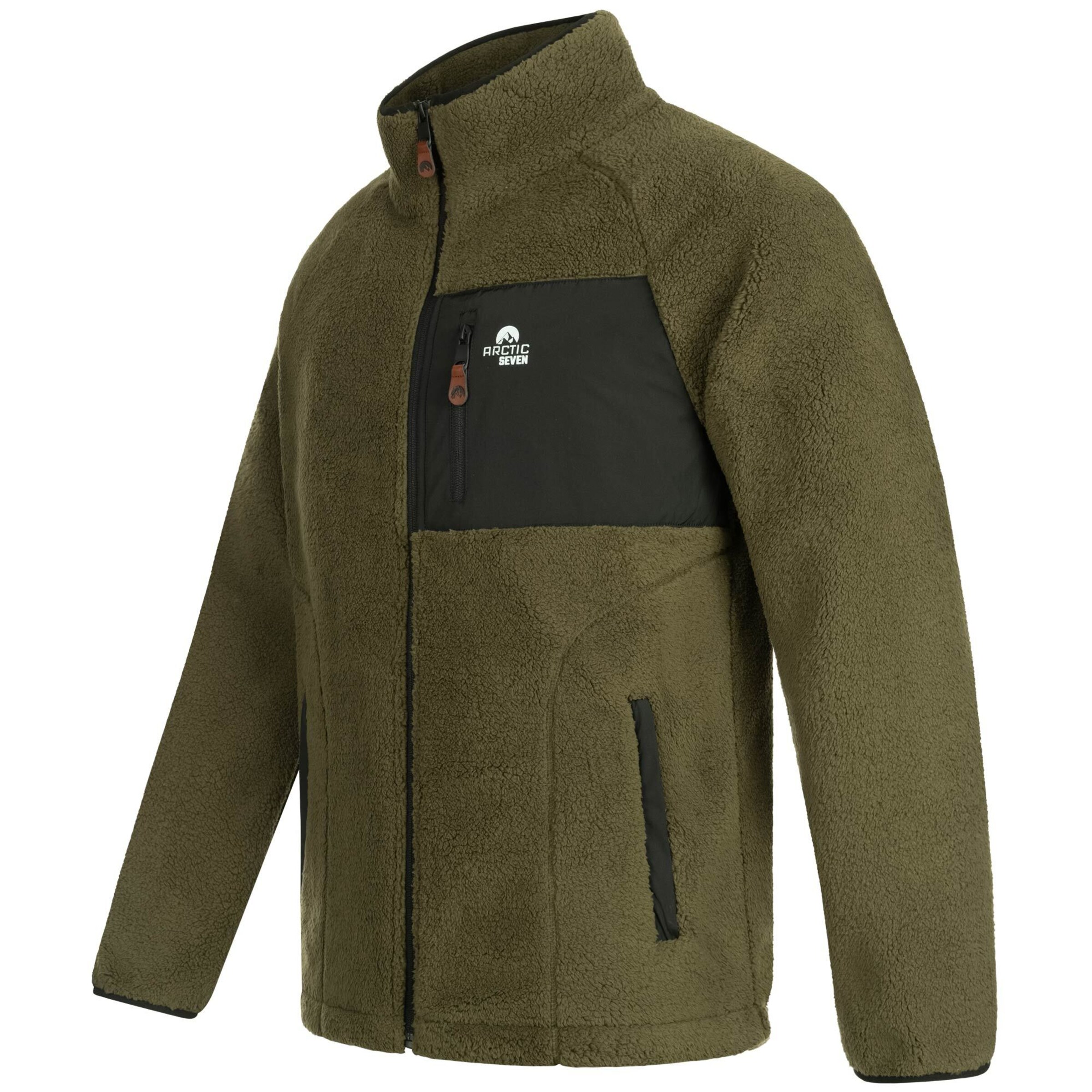 Arctic Seven Fleecejacke '415' in Grün
