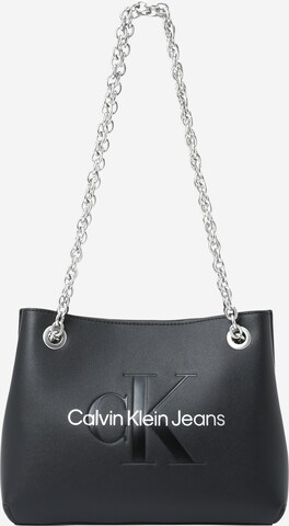 Sac bandoulière Calvin Klein Jeans en noir : devant