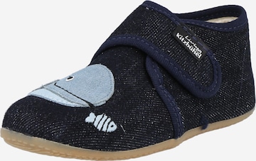 Living Kitzbühel Slippers in Blue: front