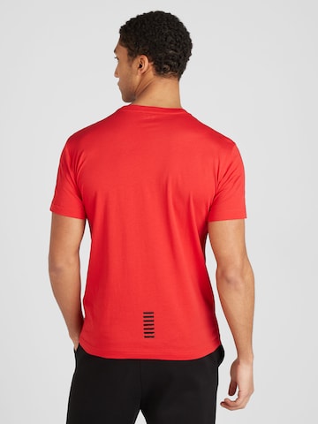 EA7 Emporio Armani T-Shirt in Rot