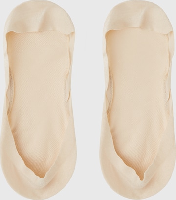 CALZEDONIA Ankle Socks in Beige: front