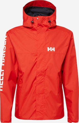 Giacca funzionale 'ERVIK' di HELLY HANSEN in rosso: frontale