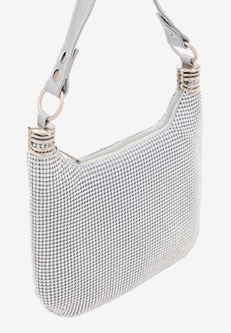 faina Schultertasche in Silber