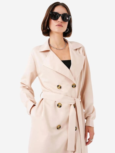 Bigdart Tussenmantel in de kleur Crème, Productweergave