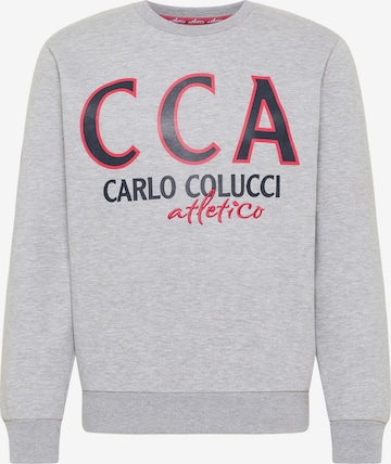 Carlo Colucci Sweatshirt 'Dalvit' in Grau: predná strana