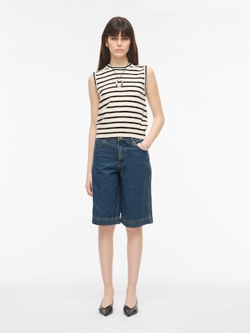 ROUGE EDIT Wide leg Jeans in Blue