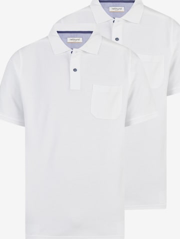 redmond Shirt 'Basic' in Weiß: Vorderseite