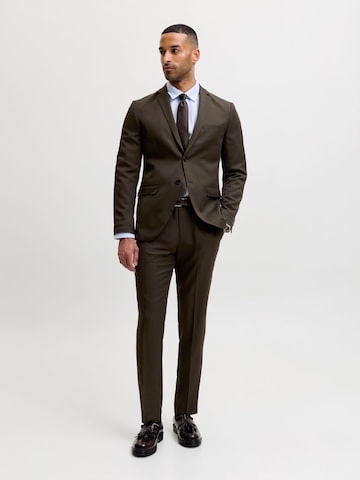 Coupe slim Costume 'JPRCosta' Jack & Jones Premium en marron