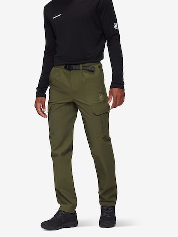 MAMMUT Regular Outdoorhose in Grün: Vorderseite