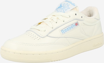 Sneaker bassa 'Club C 85 Vintage' di Reebok in beige: frontale