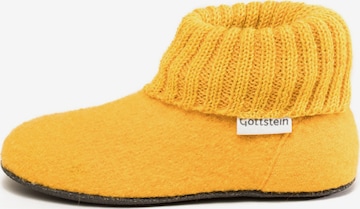 Gottstein Hausschuh 'Hüttenschuhe Alpine Boot FE' in Gelb: Vorderseite