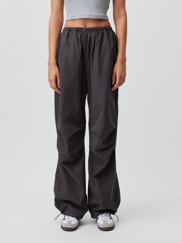 LeGer by Lena Gercke Loose fit Trousers 'Lia Tall' in Grey: front