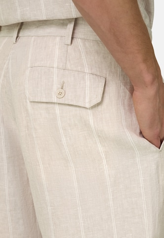 Coupe slim Pantalon chino 'Bermuda' Boggi Milano en beige