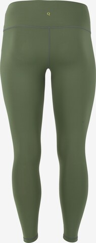 Q by Endurance Skinny Workout Pants 'Floriee' in Green