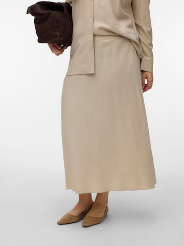 Vero Moda Curve Rok 'VMCMymilo' in Grijs: voorkant