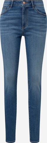 Coupe slim Jean QS en bleu : devant