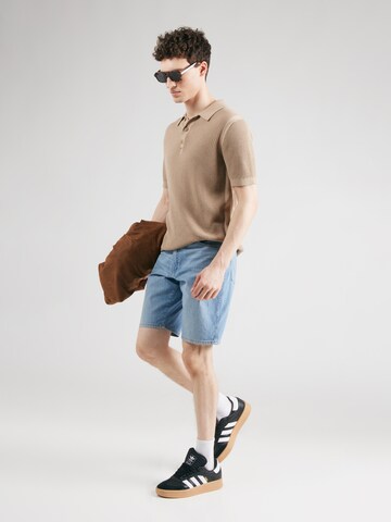 Regular Jean 'TEXAS SHORTS' WRANGLER en bleu