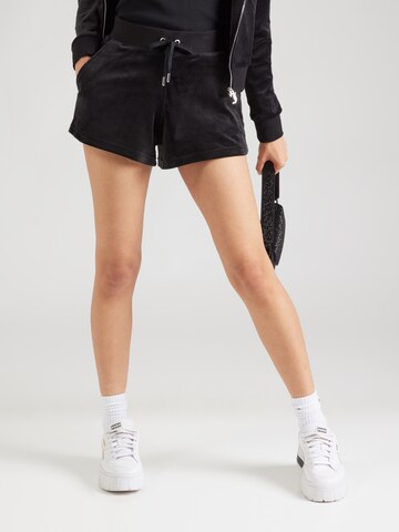 Juicy Couture Обычный Штаны в Черный: спереди
