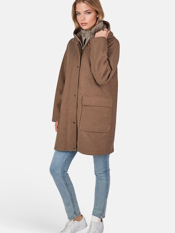 Parka mi-saison White Label en marron : devant