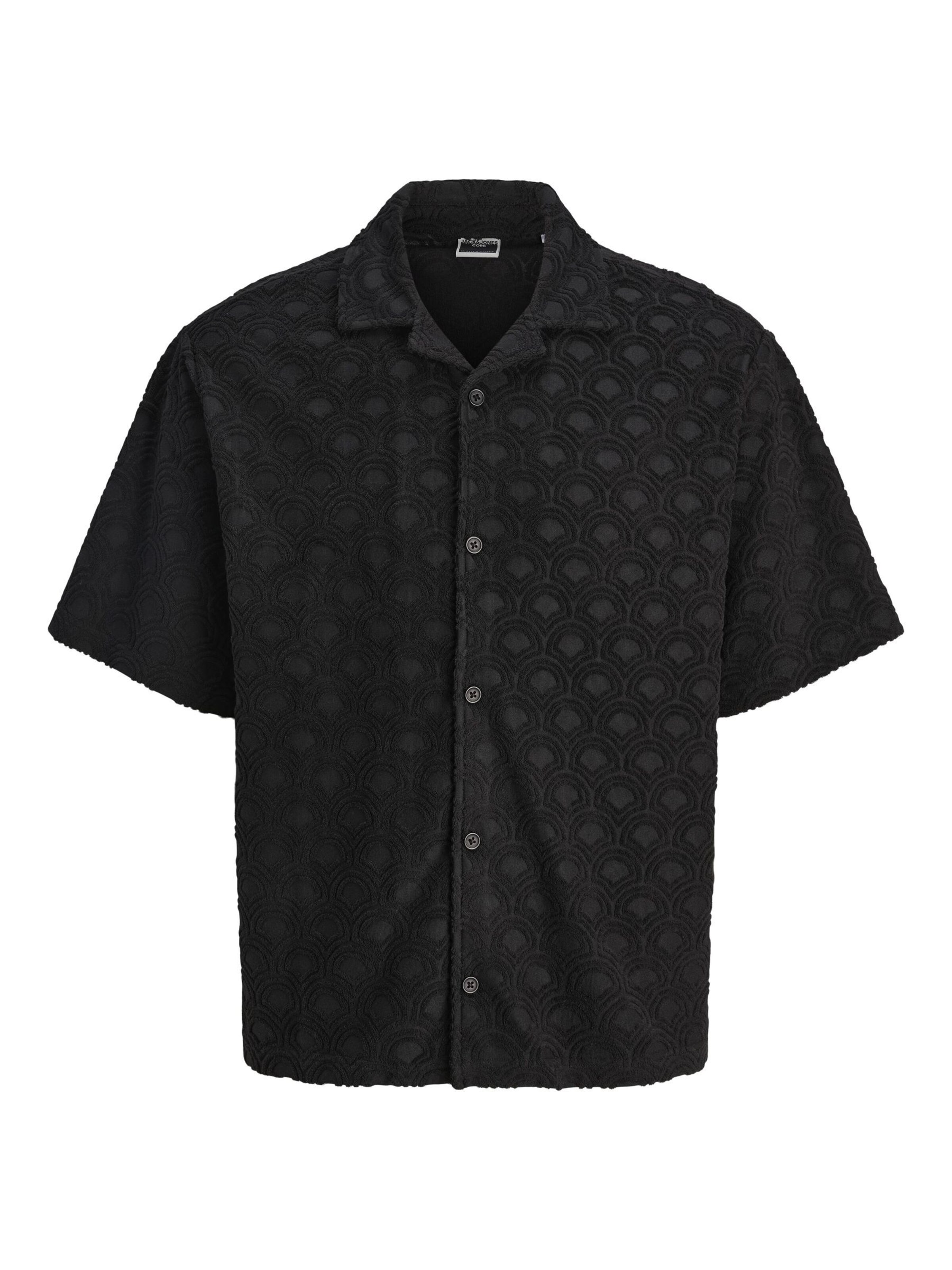 JACK & JONES Overhemd in Zwart: voorkant