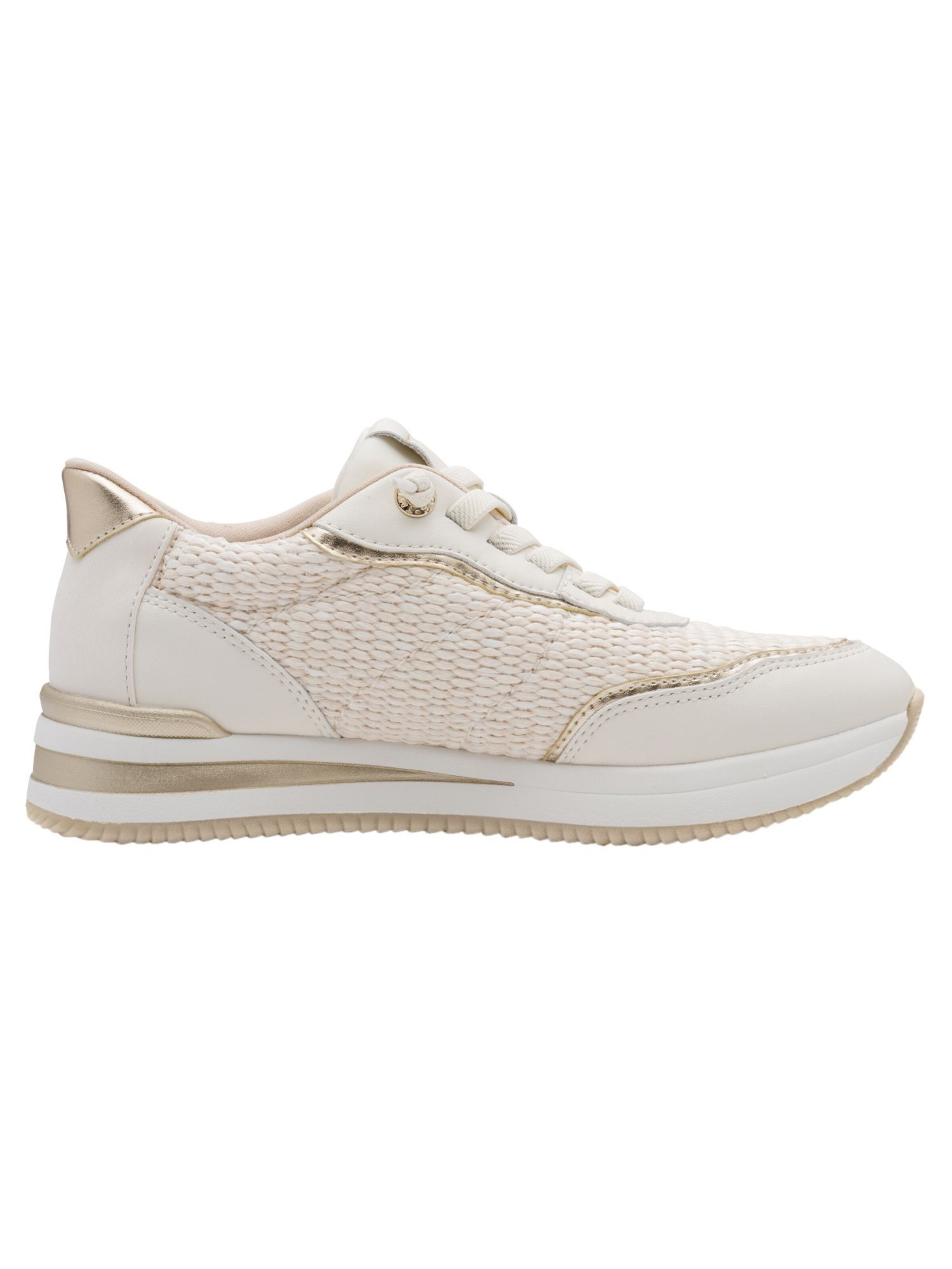 Tamaris Platform trainers in Beige