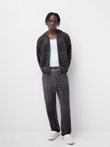 Bershka Loosefit Hose in Schwarz