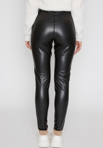 Hailys Skinny Hose in Schwarz
