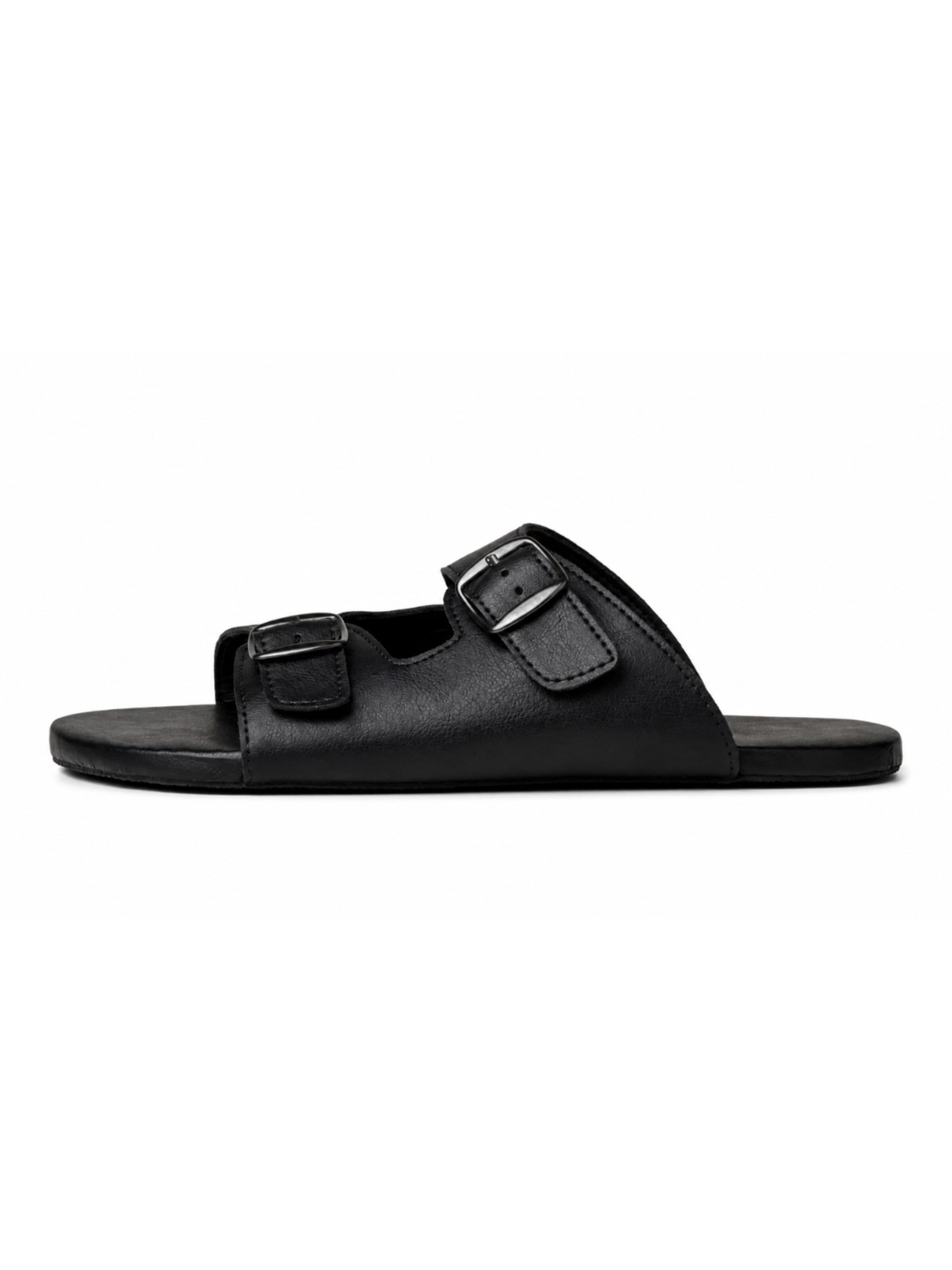 Ahinsa shoes Sandals in Black: front