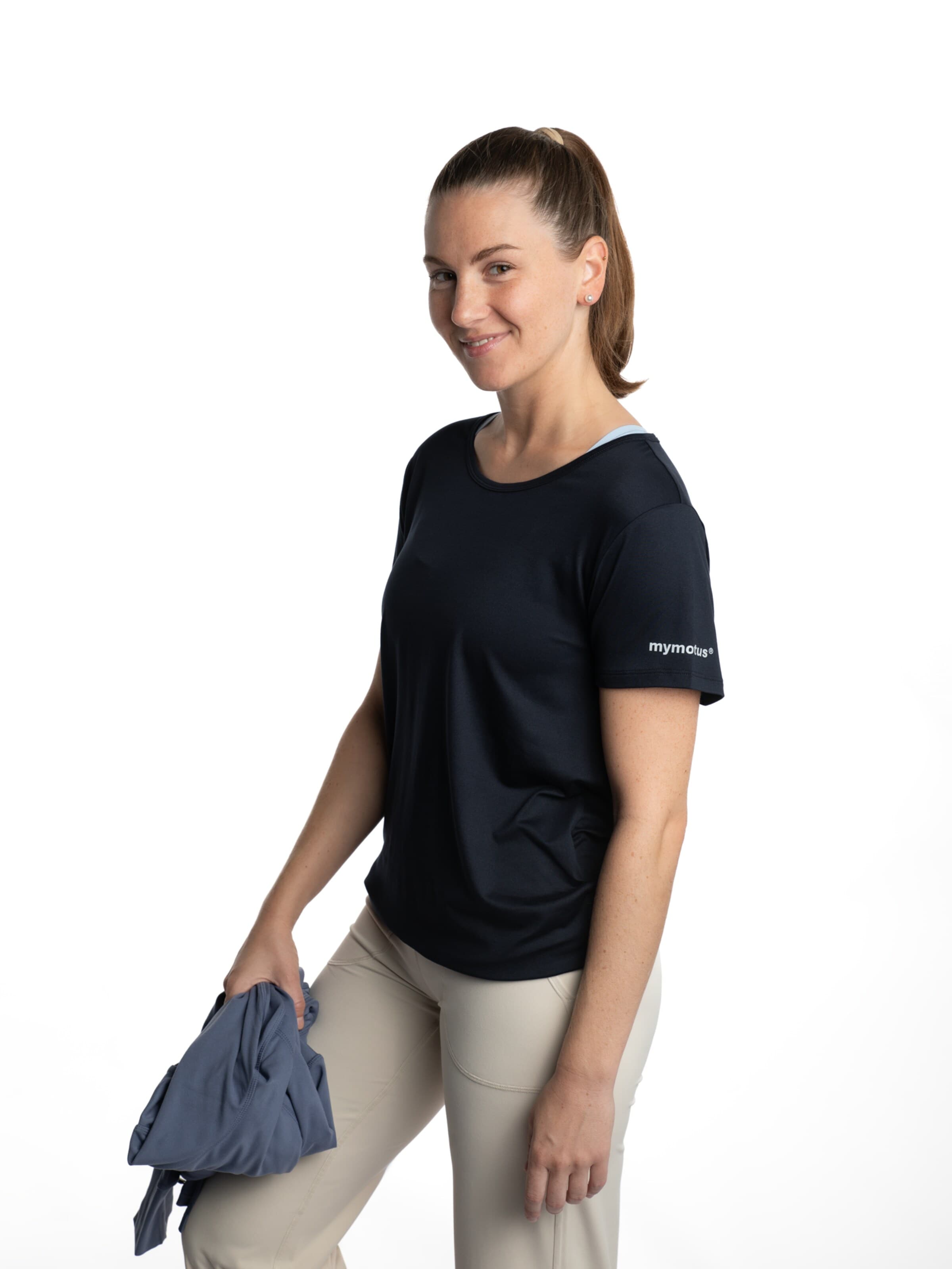 mymotus Funkční tričko 'mymotus®, fitness T-shirt, comfort YW24' – modrá