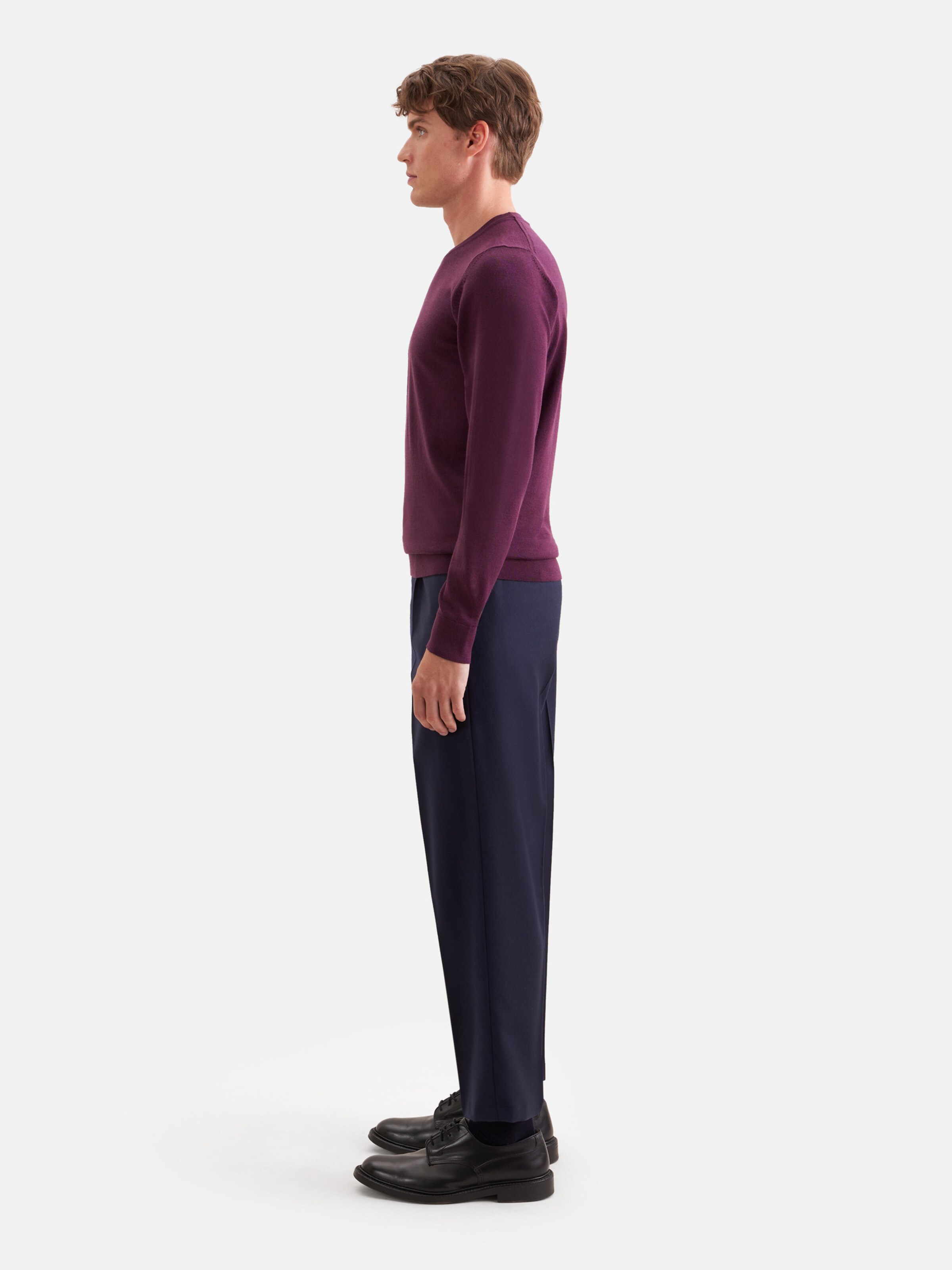 SEIDENSTICKER Sweater 'Schwarze Rose' in Purple