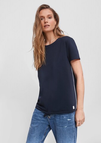 T-shirt comma casual identity en bleu : devant