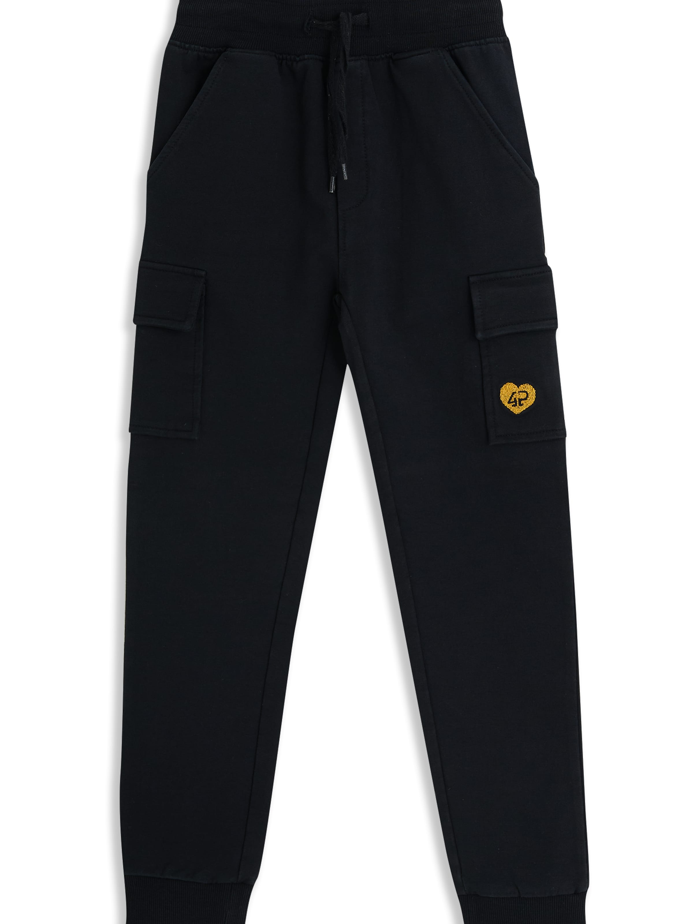 4PRESIDENT Regular Pants 'Abby' in Black: front