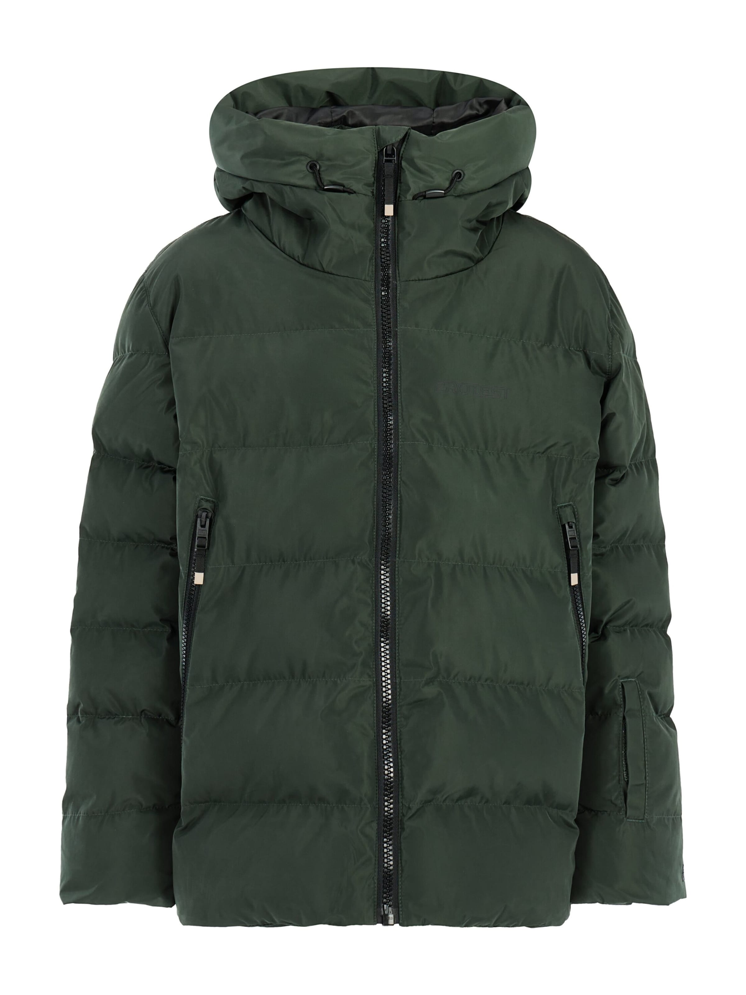 PROTEST Athletic Jacket 'PRTDillon JR' in Green: front