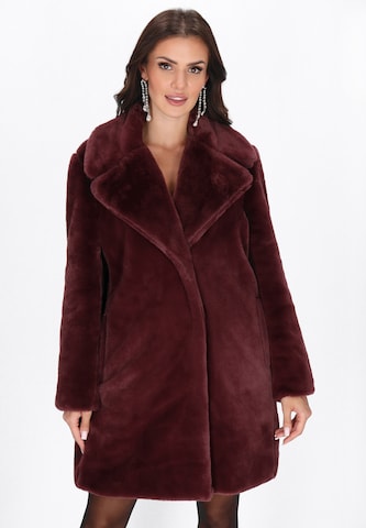 Manteau d’hiver 'Fashion Look' faina en rouge : devant