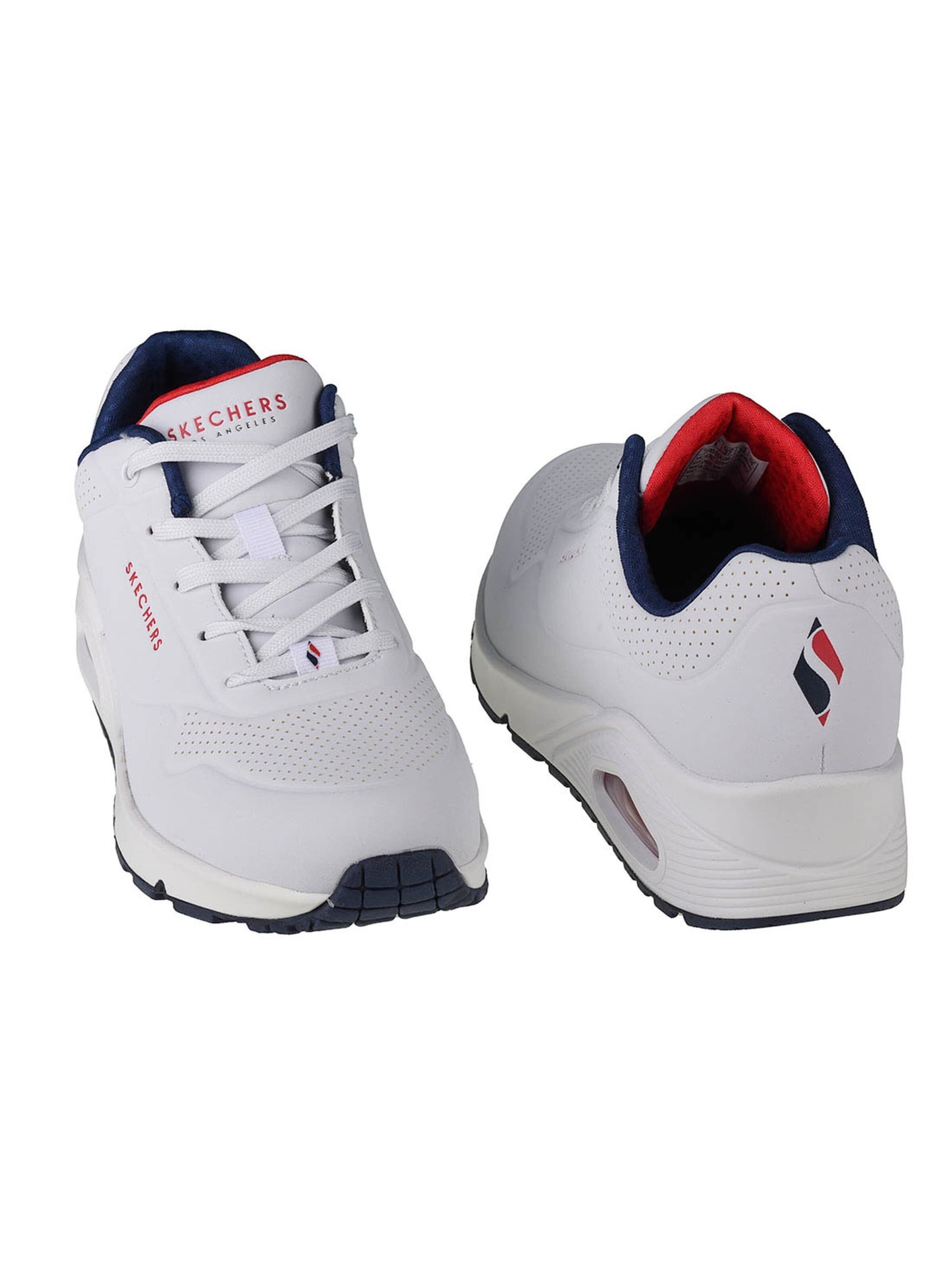 Baskets basses 'Uno-Stand on Air' SKECHERS en blanc